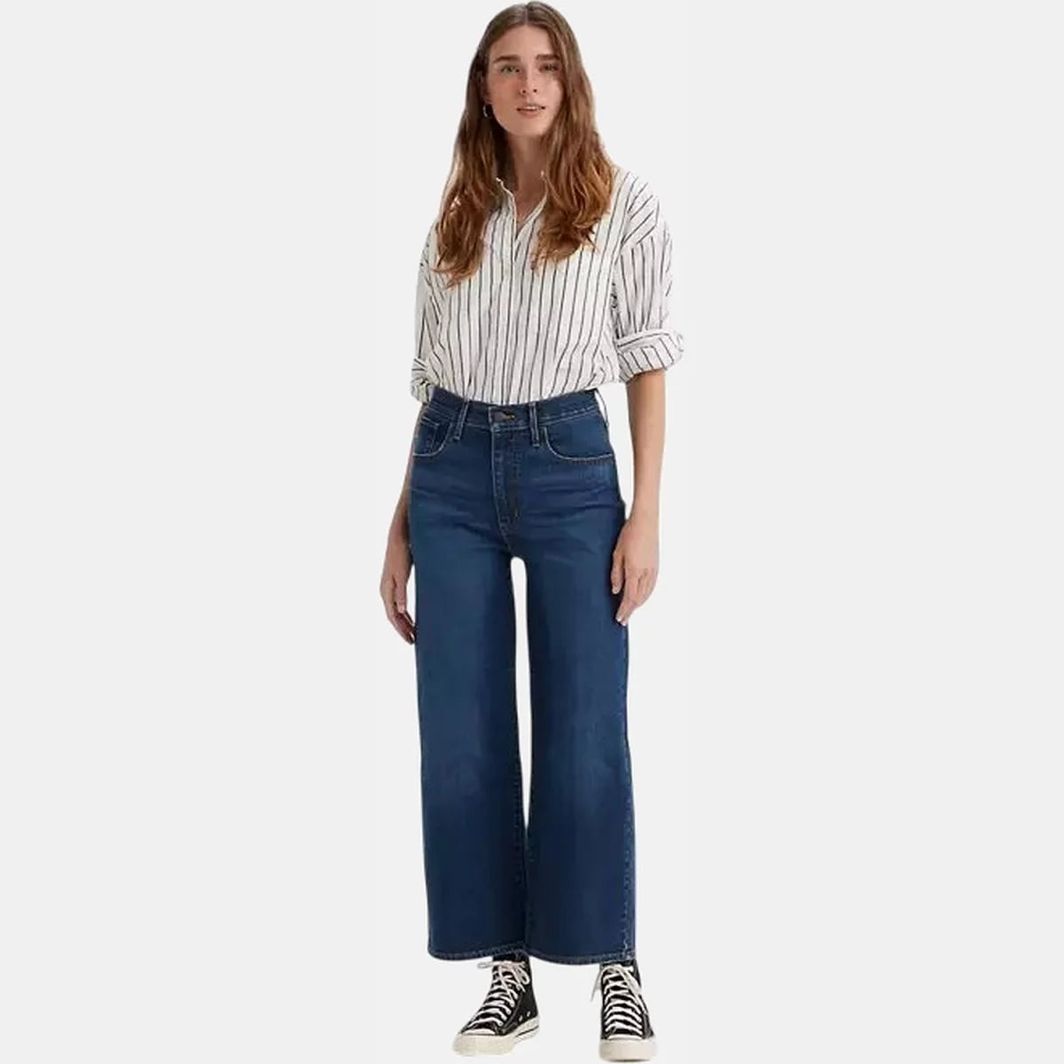 Levi’s HIGH RISE WIDE LEG DARK INDIGO - Talla W28-L29