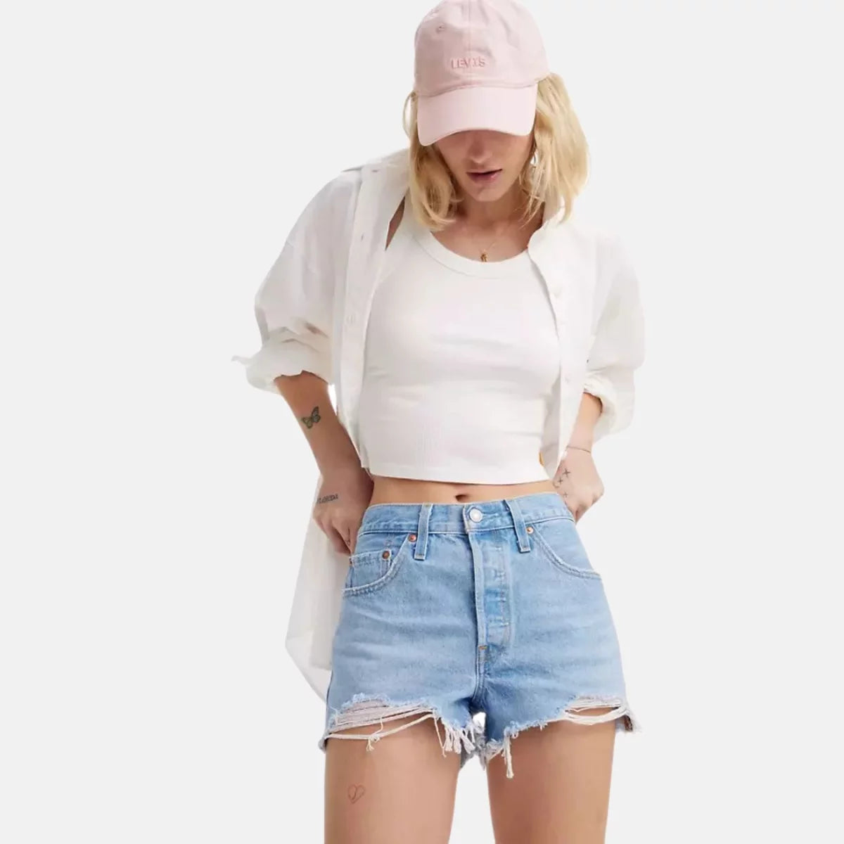 Levi’s 501 ORIGINAL SHORT LIGHT INDIG - Talla 26