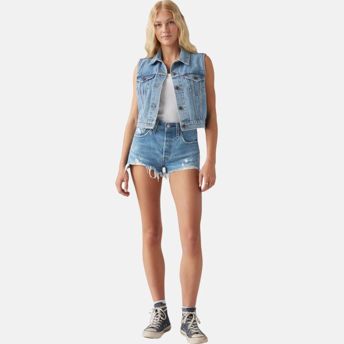 Levi’s 501 ORIGINAL SHORT MED INDIGO - Talla 28