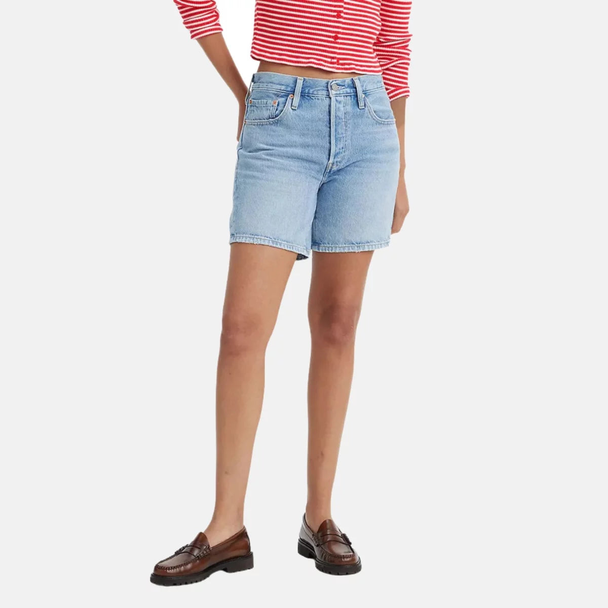 Levi’s 501 MID THIGH SHORT MED INDIGO - Talla 23