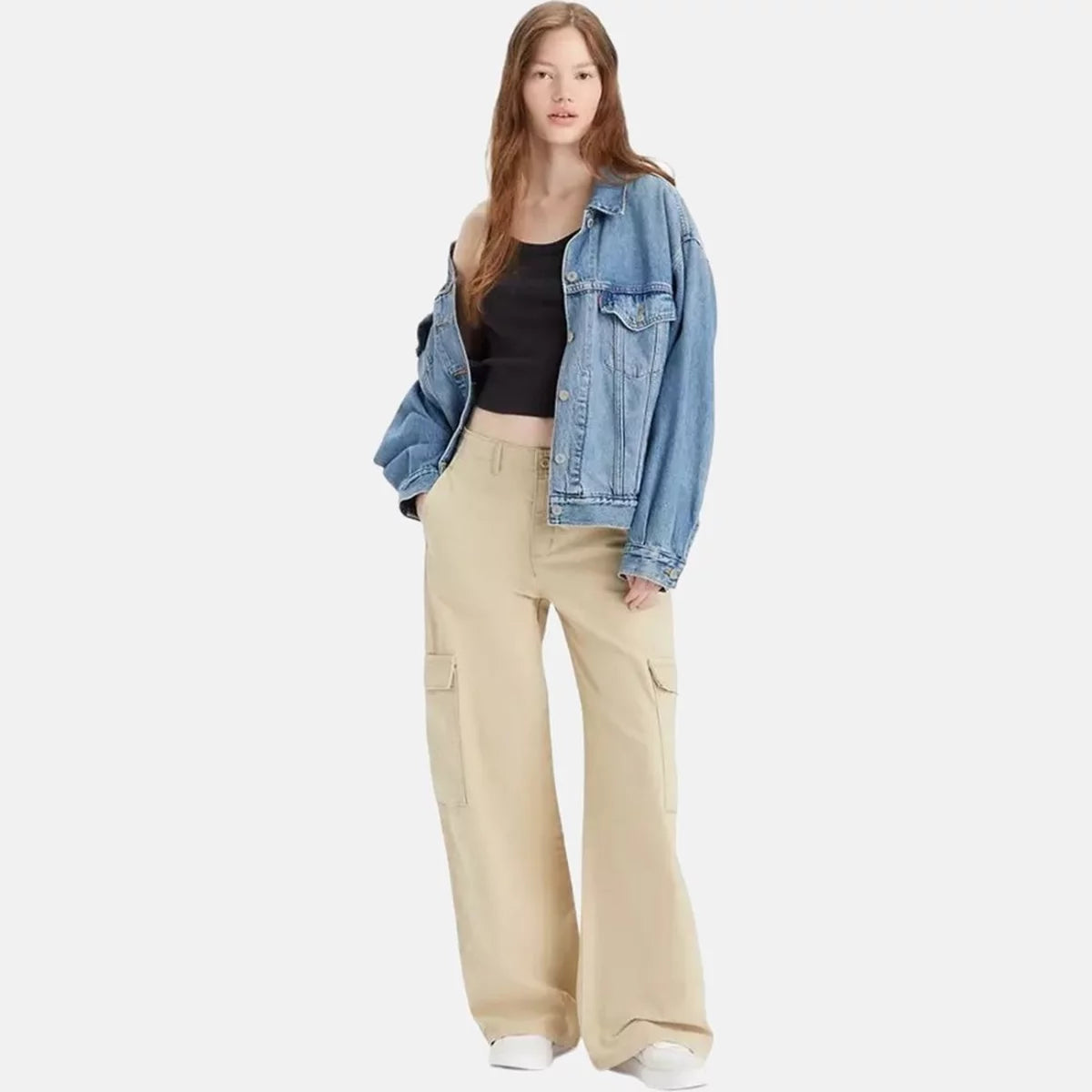Levi’s BAGGY CARGO NEUTRALS - Talla W27-L28