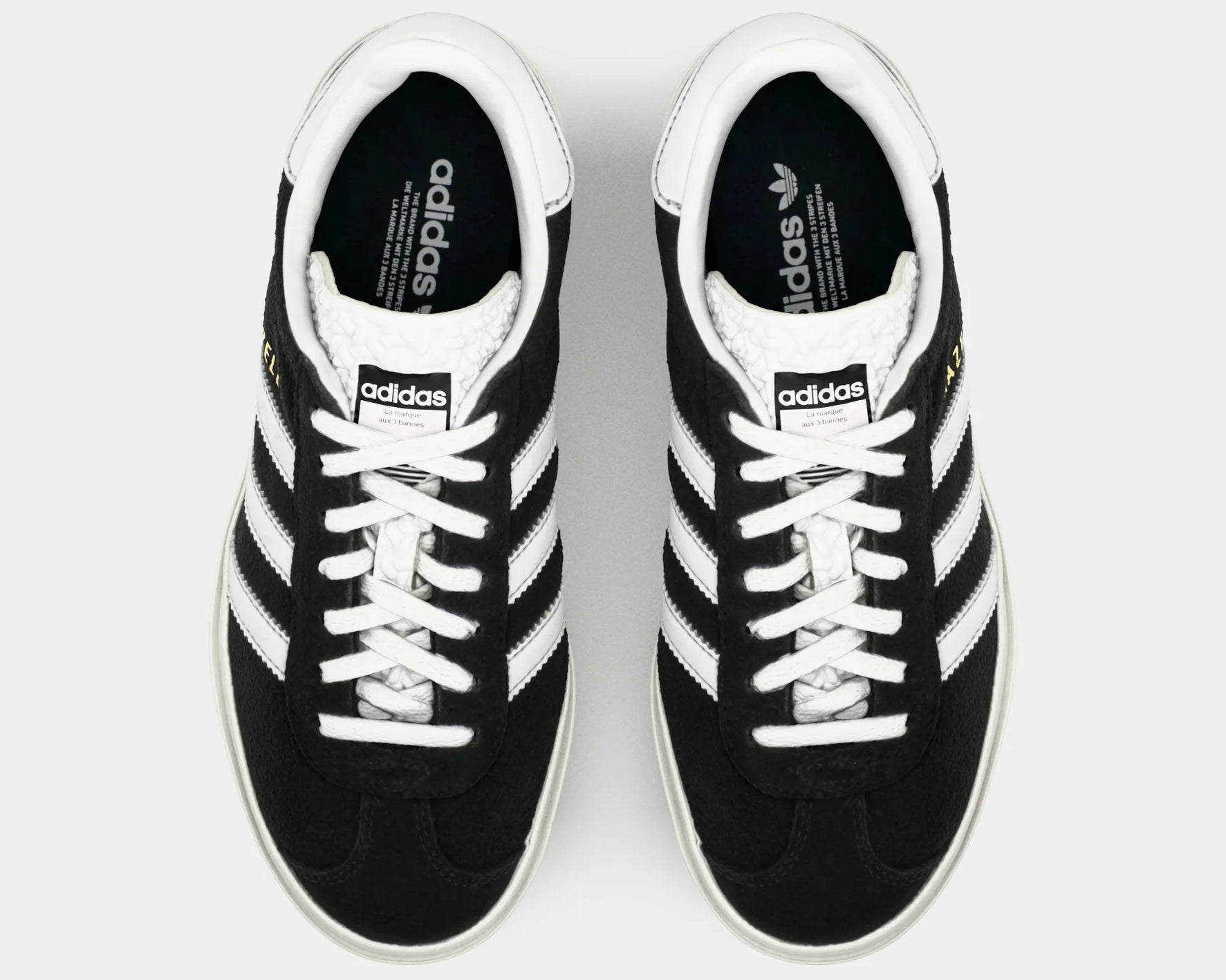 Adidas Gazelle Bold Mujer — Negro