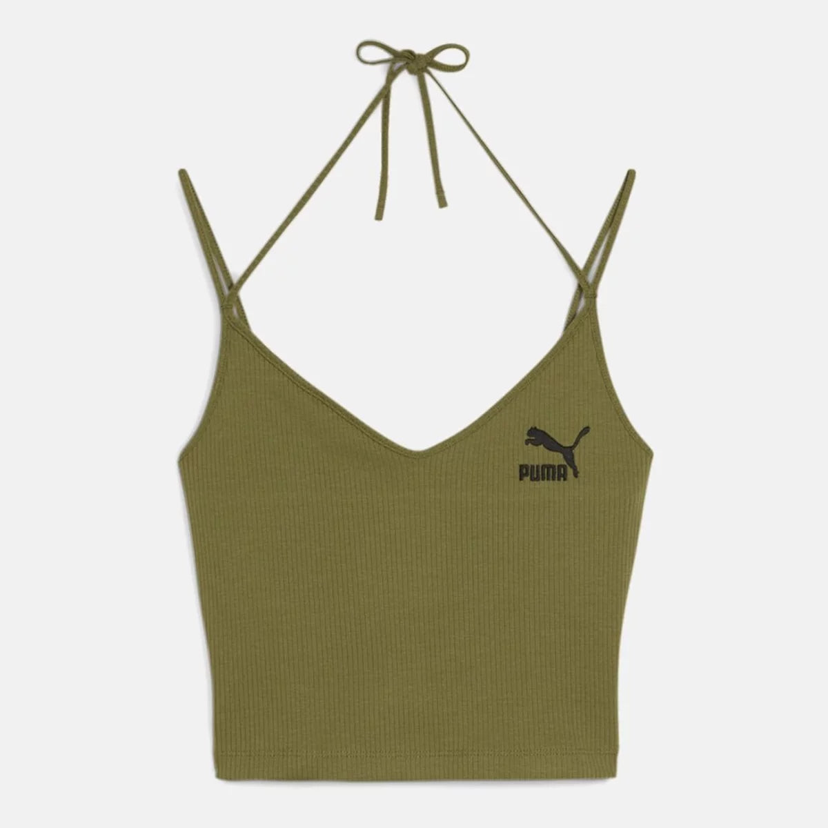 Puma CLASSICS RIBBED CROP TOP - Talla L