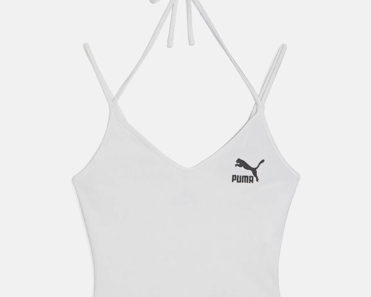Puma CLASSICS RIBBED CROP TOP - Talla M