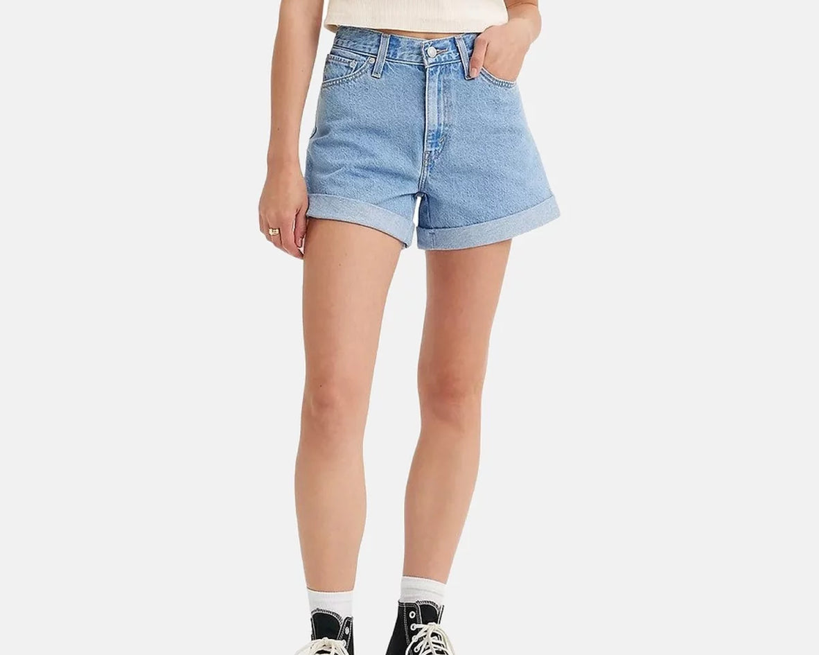Levi’s ROLLED 80S MOM SHORTS MED INDI - Talla 25
