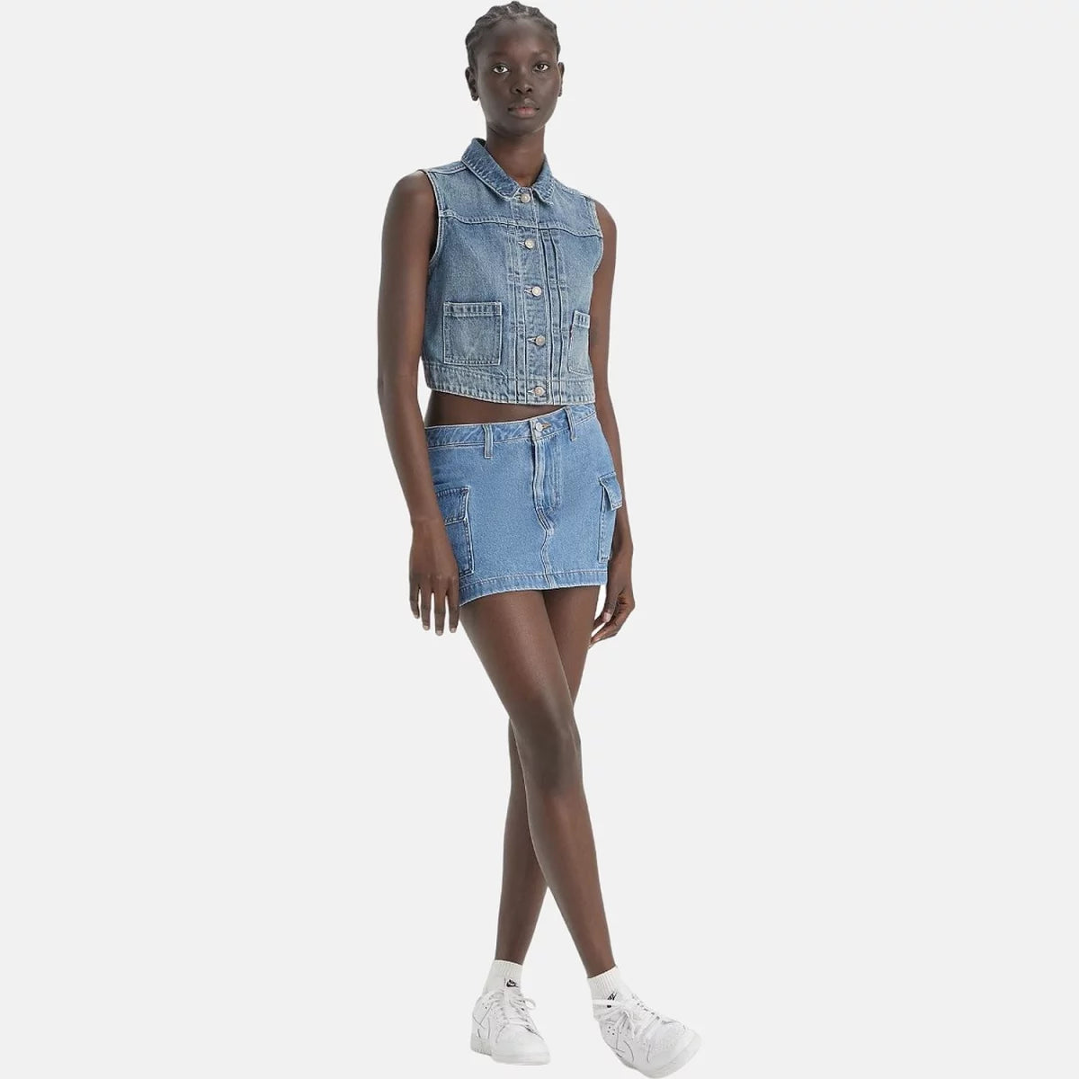 Levi’s MINI CARGO SKIRT MED INDIGO - - Talla 25