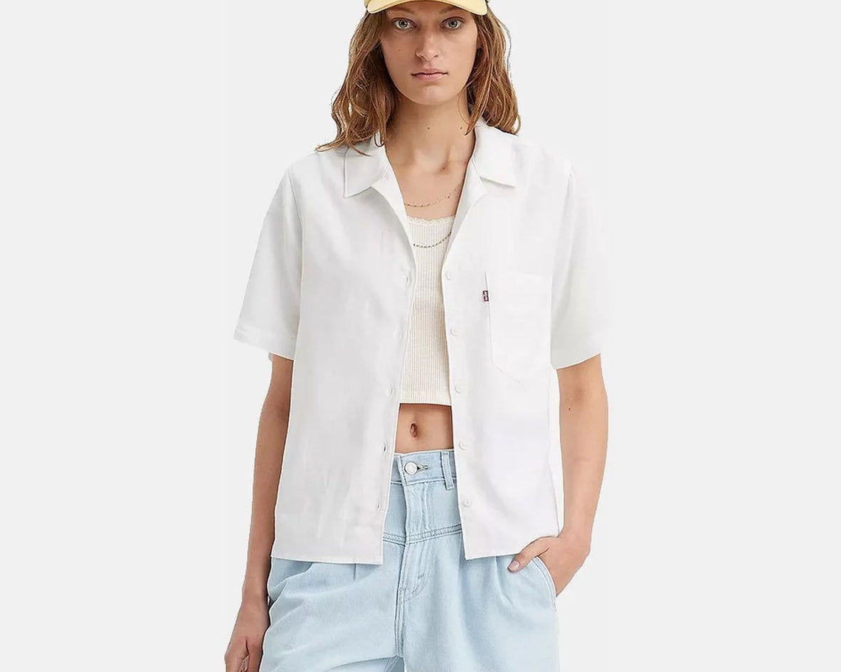 Levi’s JOYCE SS RESORT SHIRT NEUTRALS - Talla XS