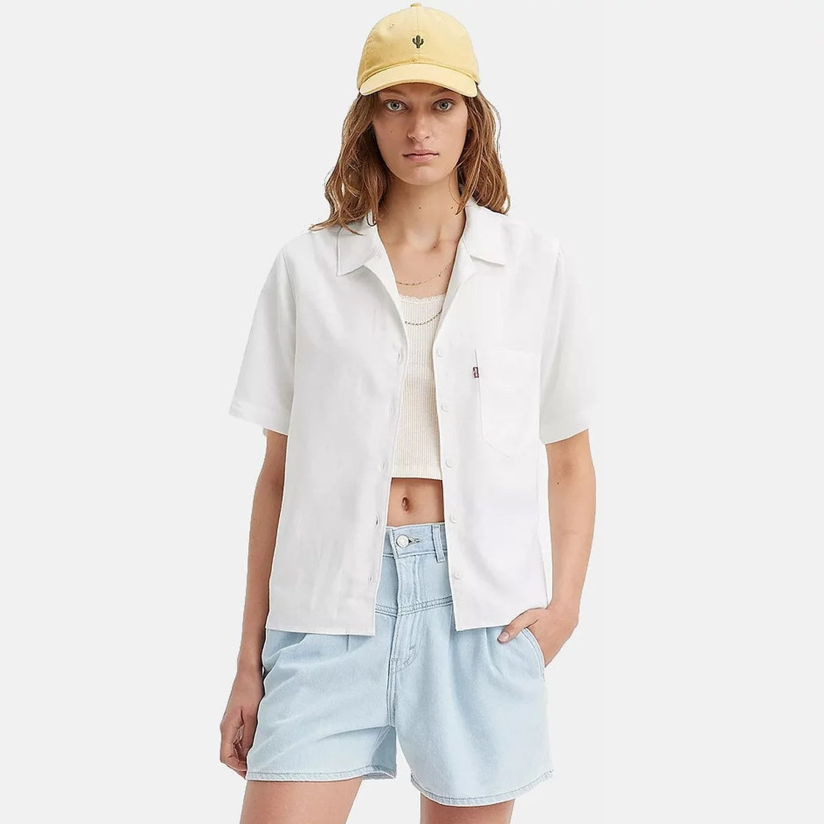 Levi’s JOYCE SS RESORT SHIRT NEUTRALS - Talla XS