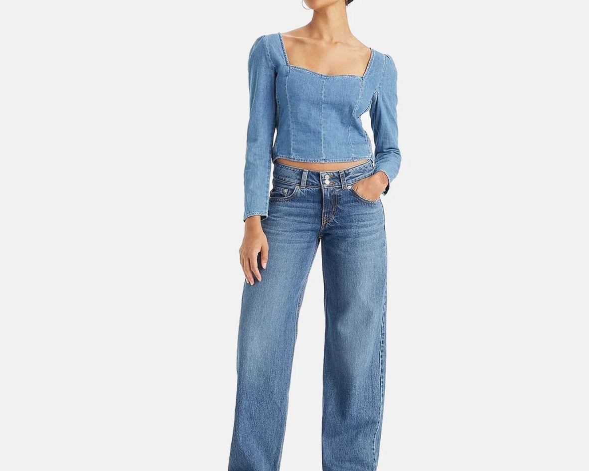 Levi’s SUPERLOW LOOSE DARK INDIGO - - Talla W27-L30