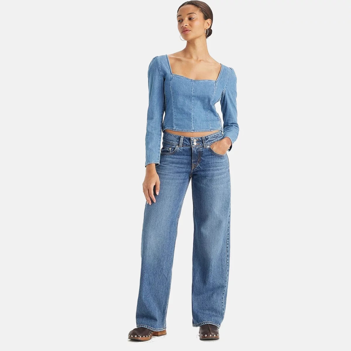 Levi’s SUPERLOW LOOSE DARK INDIGO - - Talla W27-L30