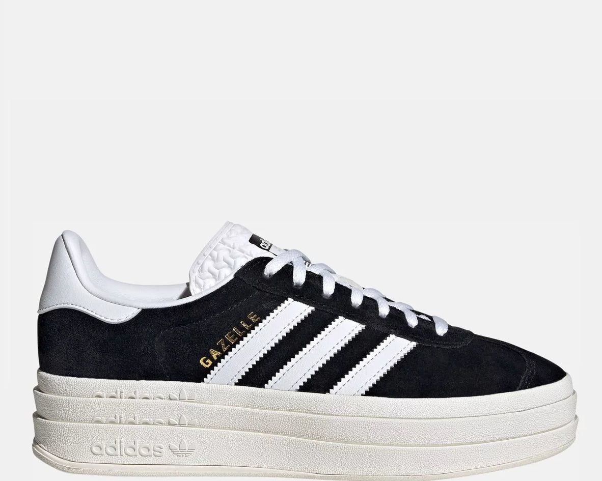 Adidas Gazelle Bold Mujer — Negro