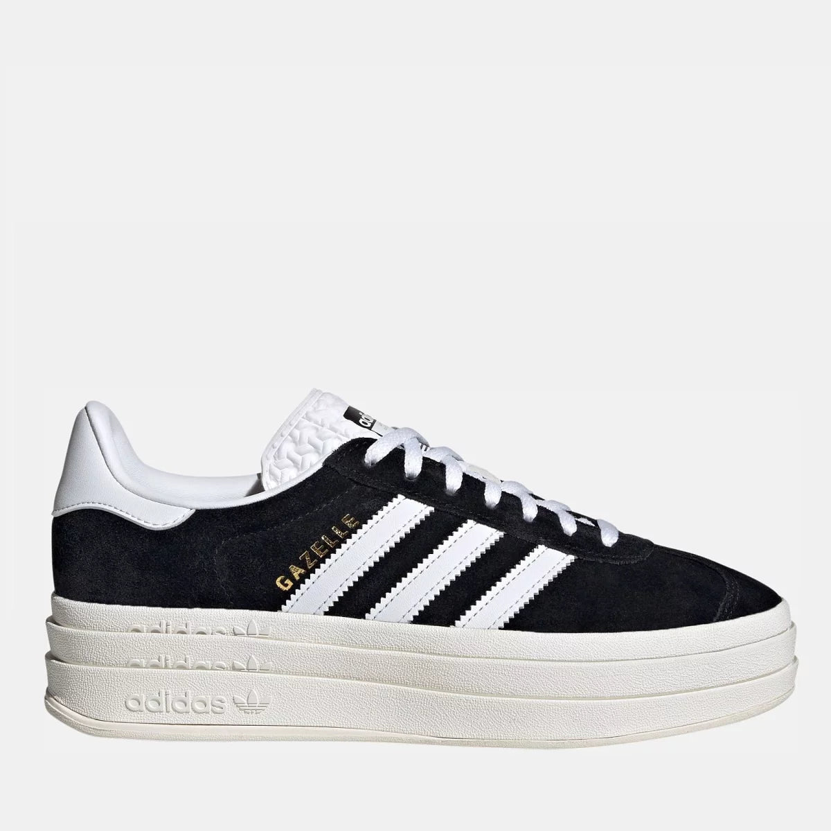 Adidas Gazelle Bold Mujer — Negro