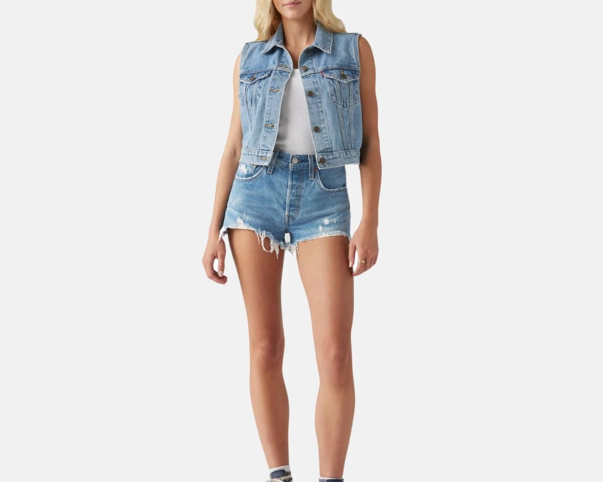 Levi’s 501 ORIGINAL SHORT MED INDIGO - Talla 28