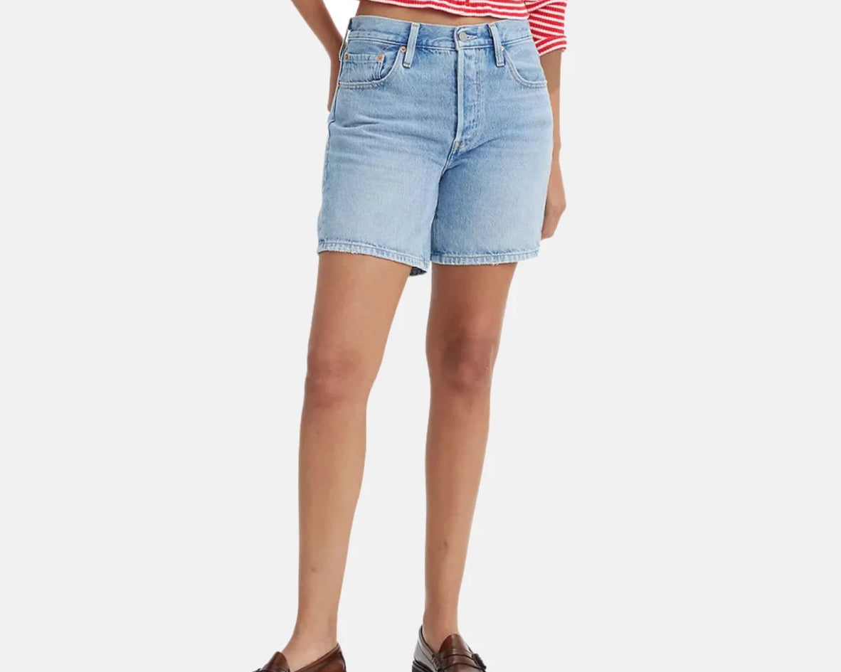 Levi’s 501 MID THIGH SHORT MED INDIGO - Talla 23