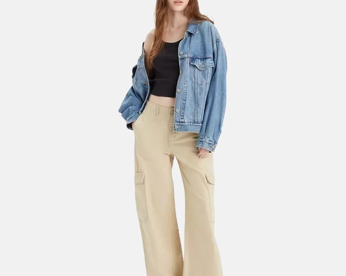 Levi’s BAGGY CARGO NEUTRALS - Talla W27-L28