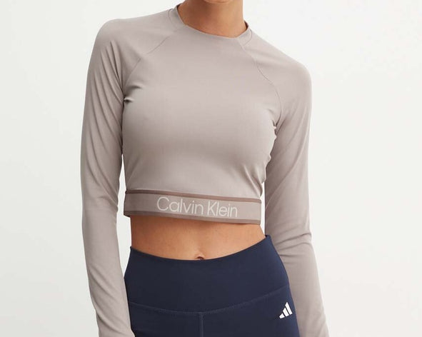 Calvin Klein Performance — Camiseta de manga larga | Color Driftwood