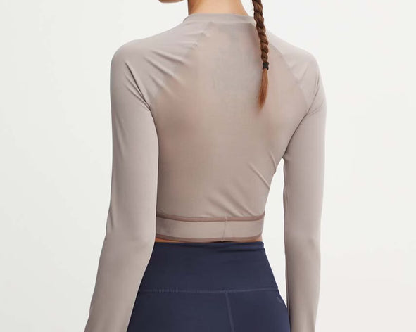 Calvin Klein Performance — Camiseta de manga larga | Color Driftwood
