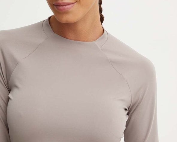 Calvin Klein Performance — Camiseta de manga larga | Color Driftwood