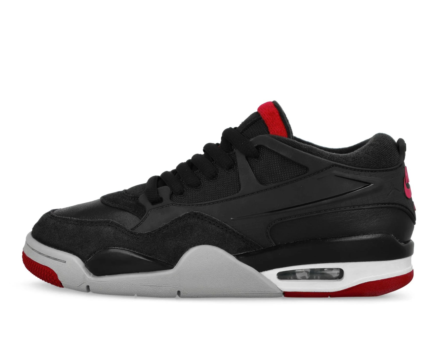 Air Jordan 4 RM Hombre — Negro/Rojo