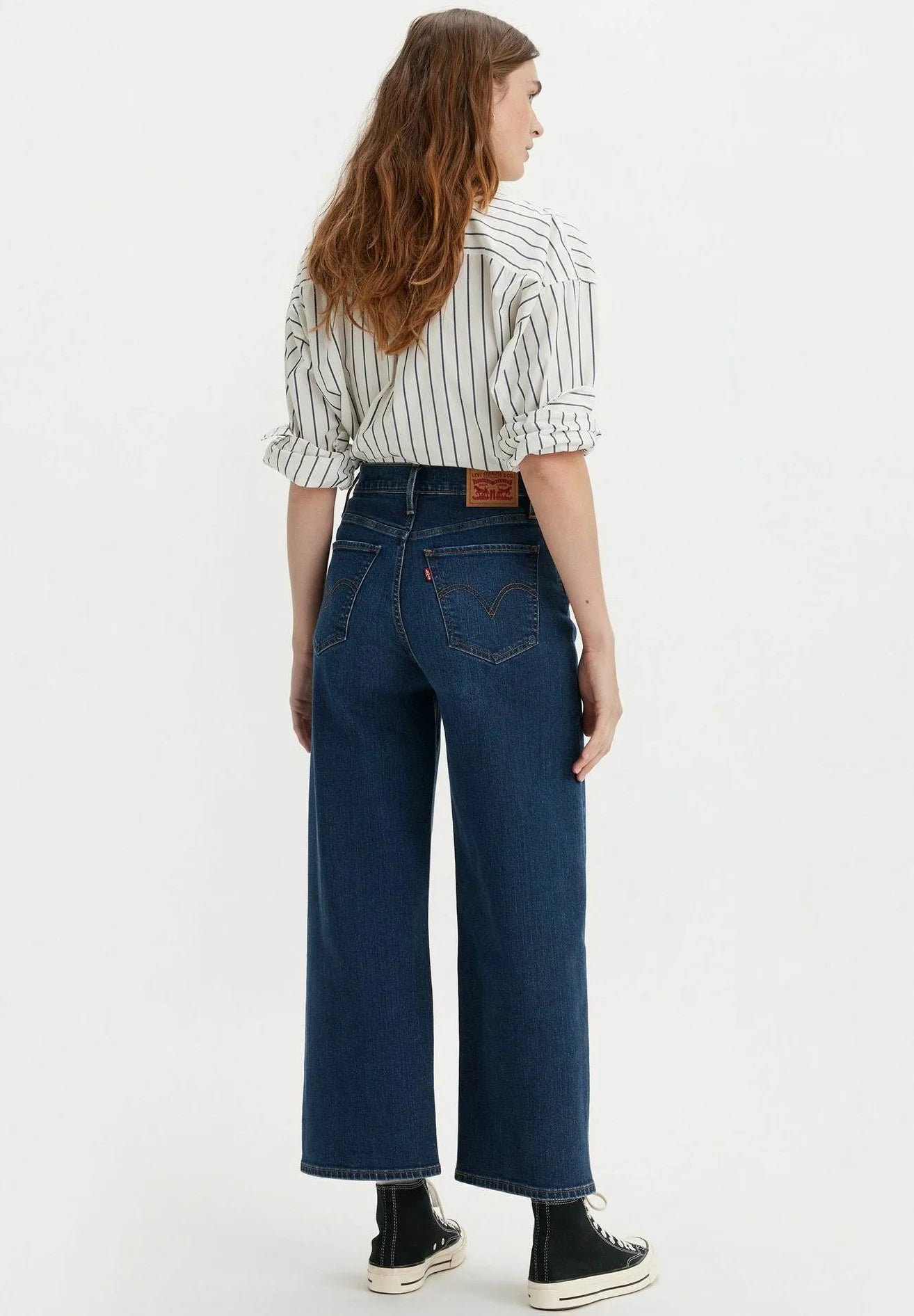Levi's High Rise Wide Leg Mujer — Índigo Oscuro